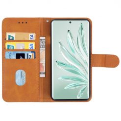 Lacné Kryty | Peňaženkové puzdro Splendid case hnedé – Honor 70 | Lacné Kryty