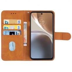 Peňaženkové puzdro Splendid case hnedé – Motorola Moto G32 | Lacné Kryty Lacné Kryty | Peňaženkové puzdro Splendid case hnedé – Motorola Moto G32 | Lacné Kryty