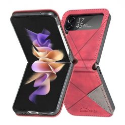 Lacné Kryty | Kryt Rhombus červený – Samsung Galaxy Z Flip 4 | Lacné Kryty
