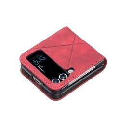 Lacné Kryty | Kryt Rhombus červený – Samsung Galaxy Z Flip 4 | Lacné Kryty