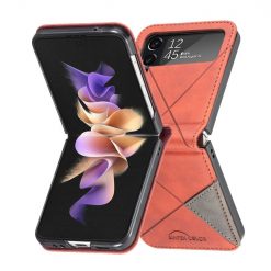 Kryt Rhombus hnedý – Samsung Galaxy Z Flip 4 | Lacné Kryty Lacné Kryty | Kryt Rhombus hnedý – Samsung Galaxy Z Flip 4 | Lacné Kryty