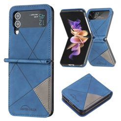 Lacné Kryty | Kryt Rhombus modrý – Samsung Galaxy Z Flip 4 | Lacné Kryty