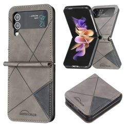 Kryt Rhombus sivý – Samsung Galaxy Z Flip 4 | Lacné Kryty Lacné Kryty | Kryt Rhombus sivý – Samsung Galaxy Z Flip 4 | Lacné Kryty