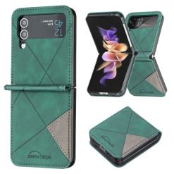 Kryt Rhombus zelený – Samsung Galaxy Z Flip 4 | Lacné Kryty Lacné Kryty | Kryt Rhombus zelený – Samsung Galaxy Z Flip 4 | Lacné Kryty