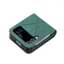 Kryt Rhombus zelený – Samsung Galaxy Z Flip 4 | Lacné Kryty Lacné Kryty | Kryt Rhombus zelený – Samsung Galaxy Z Flip 4 | Lacné Kryty