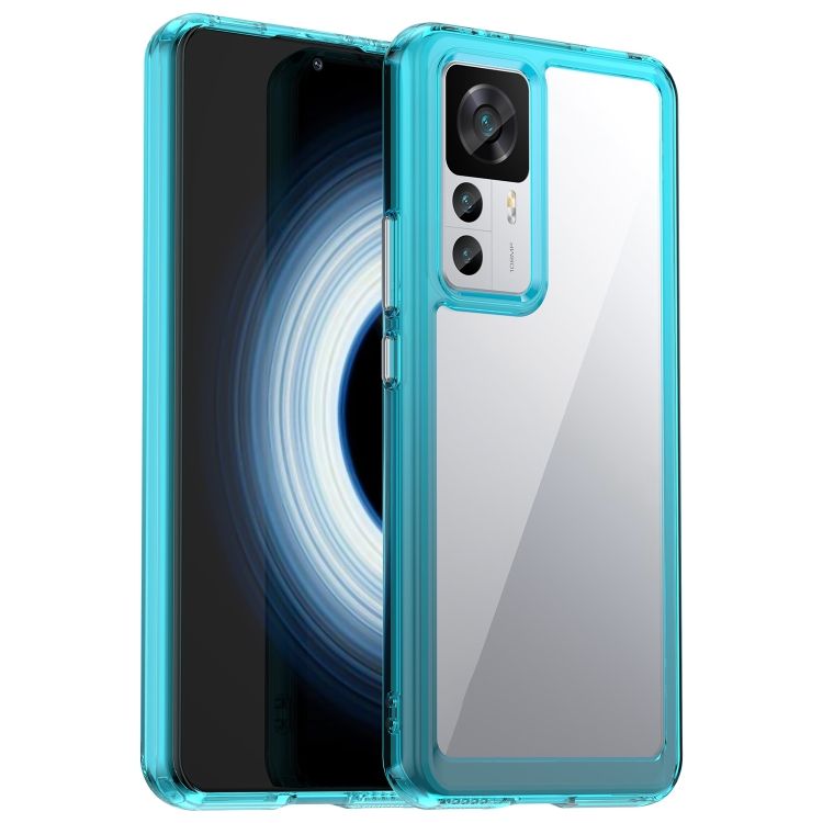 Ochranný kryt Colorful Acrylic case transparentno-modrý – Xiaomi 12T / 12T Pro