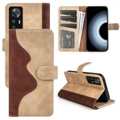 Peňaženkové puzdro Dual Wavy Case hnedé – Xiaomi 12T / 12T Pro | Lacné Kryty Lacné Kryty | Peňaženkové puzdro Dual Wavy Case hnedé – Xiaomi 12T / 12T Pro | Lacné Kryty