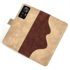 Peňaženkové puzdro Dual Wavy Case hnedé – Xiaomi 12T / 12T Pro | Lacné Kryty Lacné Kryty | Peňaženkové puzdro Dual Wavy Case hnedé – Xiaomi 12T / 12T Pro | Lacné Kryty