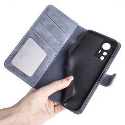 Peňaženkové puzdro Dual Wavy Case modré – Xiaomi 12T / 12T Pro | Lacné Kryty Lacné Kryty | Peňaženkové puzdro Dual Wavy Case modré – Xiaomi 12T / 12T Pro | Lacné Kryty
