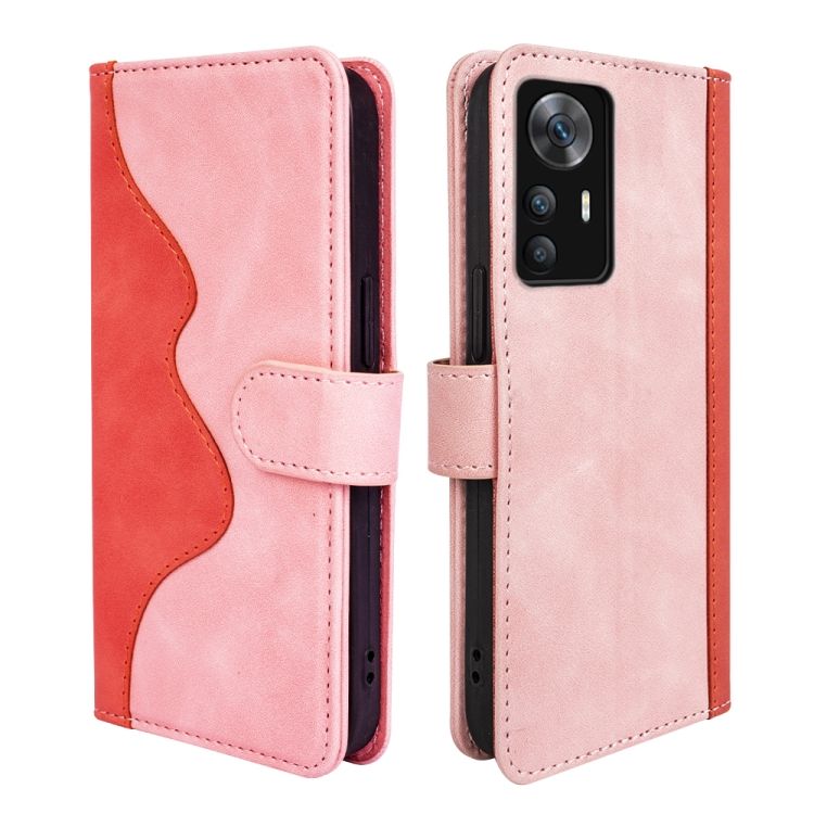 Peňaženkové puzdro Dual Wavy Case ružové – Xiaomi 12T / 12T Pro