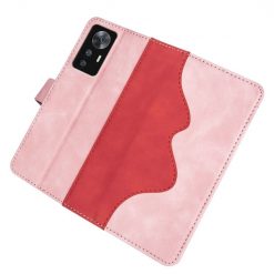 Peňaženkové puzdro Dual Wavy Case ružové – Xiaomi 12T / 12T Pro | Lacné Kryty Lacné Kryty | Peňaženkové puzdro Dual Wavy Case ružové – Xiaomi 12T / 12T Pro | Lacné Kryty