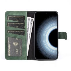 Peňaženkové puzdro Dual Wavy Case zelené – Xiaomi 12T / 12T Pro | Lacné Kryty Lacné Kryty | Peňaženkové puzdro Dual Wavy Case zelené – Xiaomi 12T / 12T Pro | Lacné Kryty