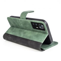 Peňaženkové puzdro Dual Wavy Case zelené – Xiaomi 12T / 12T Pro | Lacné Kryty Lacné Kryty | Peňaženkové puzdro Dual Wavy Case zelené – Xiaomi 12T / 12T Pro | Lacné Kryty