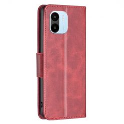 Lacné Kryty | Peňaženkové puzdro Retro Lambskin červené – Xiaomi Redmi A1 / A2 | Lacné Kryty