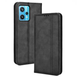 Peňaženkové puzdro Retro Leather čierne – Realme 9 (4G) / 9 Pro+ | Lacné Kryty Lacné Kryty | Peňaženkové puzdro Retro Leather čierne – Realme 9 (4G) / 9 Pro+ | Lacné Kryty