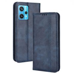 Lacné Kryty | Peňaženkové puzdro Retro Leather modré – Realme 9 (4G) / 9 Pro+ | Lacné Kryty