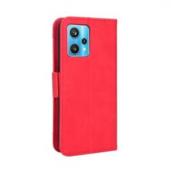 Lacné Kryty | Peňaženkové puzdro Slots case červené – Realme 9 (4G) / 9 Pro+ | Lacné Kryty
