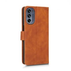 Peňaženkové puzdro Solid hnedé – Motorola Moto G62 | Lacné Kryty Lacné Kryty | Peňaženkové puzdro Solid hnedé – Motorola Moto G62 | Lacné Kryty