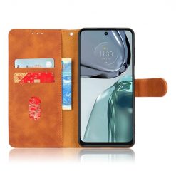Peňaženkové puzdro Solid hnedé – Motorola Moto G62 | Lacné Kryty Lacné Kryty | Peňaženkové puzdro Solid hnedé – Motorola Moto G62 | Lacné Kryty