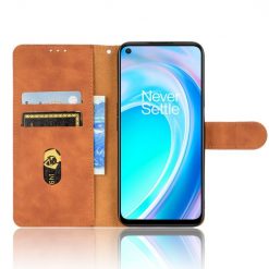 Lacné Kryty | Peňaženkové puzdro Solid hnedé – OnePlus Nord CE 2 Lite 5G | Lacné Kryty