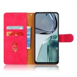 Lacné Kryty | Peňaženkové puzdro Solid ružové – Motorola Moto G62 | Lacné Kryty
