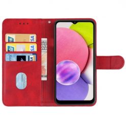 Lacné Kryty | Peňaženkové puzdro Splendid case červené – Samsung Galaxy A04s | Lacné Kryty