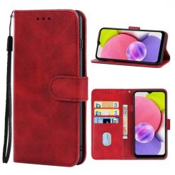 Lacné Kryty | Peňaženkové puzdro Splendid case červené – Samsung Galaxy A04s | Lacné Kryty