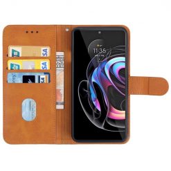 Lacné Kryty | Peňaženkové puzdro Splendid case hnedé – Motorola Edge 30 Ultra | Lacné Kryty