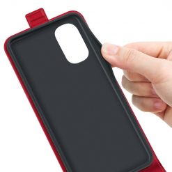 Vyklápacie puzdro Vertical flip case červené – Motorola Moto G62 | Lacné Kryty Lacné Kryty | Vyklápacie puzdro Vertical flip case červené – Motorola Moto G62 | Lacné Kryty