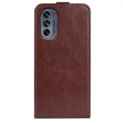 Vyklápacie puzdro Vertical flip case hnedé – Motorola Moto G62 | Lacné Kryty Lacné Kryty | Vyklápacie puzdro Vertical flip case hnedé – Motorola Moto G62 | Lacné Kryty