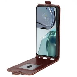 Vyklápacie puzdro Vertical flip case hnedé – Motorola Moto G62 | Lacné Kryty Lacné Kryty | Vyklápacie puzdro Vertical flip case hnedé – Motorola Moto G62 | Lacné Kryty