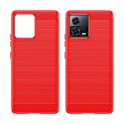 Lacné Kryty | Zadný kryt Carbon červený – Motorola Edge 30 Fusion | Lacné Kryty