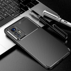 Zadný Kryt Carbon Fiber čierny – Xiaomi 12 Lite | Lacné Kryty Lacné Kryty | Zadný Kryt Carbon Fiber čierny – Xiaomi 12 Lite | Lacné Kryty