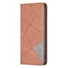Lacné Kryty | Knižkové puzdro Rhombus sivé – Oppo A17 | Lacné Kryty