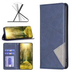 Knižkové puzdro Rhombus modré – Vivo Y35 | Lacné Kryty Lacné Kryty | Knižkové puzdro Rhombus modré – Vivo Y35 | Lacné Kryty