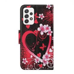 Knižkové puzdro Trendy Cross case Červené srdce – Samsung Galaxy A23 5G | Lacné Kryty Lacné Kryty | Knižkové puzdro Trendy Cross case Červené srdce – Samsung Galaxy A23 5G | Lacné Kryty