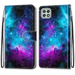 Knižkové puzdro Trendy Cross case Hviezdna obloha – Samsung Galaxy A22 5G | Lacné Kryty Lacné Kryty | Knižkové puzdro Trendy Cross case Hviezdna obloha – Samsung Galaxy A22 5G | Lacné Kryty