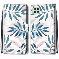 Knižkové puzdro Trendy Cross case Listy – Samsung Galaxy A22 5G | Lacné Kryty Lacné Kryty | Knižkové puzdro Trendy Cross case Listy – Samsung Galaxy A22 5G | Lacné Kryty