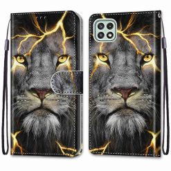 Knižkové puzdro Trendy Cross case Majestátny lev – Samsung Galaxy A22 5G | Lacné Kryty Lacné Kryty | Knižkové puzdro Trendy Cross case Majestátny lev – Samsung Galaxy A22 5G | Lacné Kryty