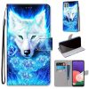 Lacné Kryty | Knižkové puzdro Trendy Cross case Biela mačka – Samsung Galaxy A22 5G | Lacné Kryty