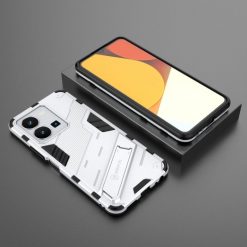 Lacné Kryty | Odolný Kryt Punk armor case biely – Vivo Y35 | Lacné Kryty