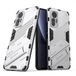 Lacné Kryty | Odolný Kryt Punk armor case biely – Xiaomi 12 Lite | Lacné Kryty