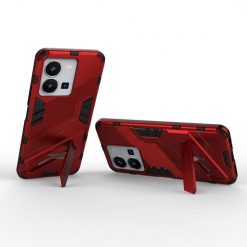 Lacné Kryty | Odolný Kryt Punk armor case červený – Vivo Y35 | Lacné Kryty