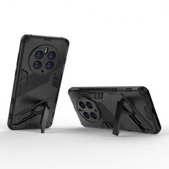 Lacné Kryty | Odolný Kryt Punk armor case čierny – Huawei Mate 50 Pro | Lacné Kryty