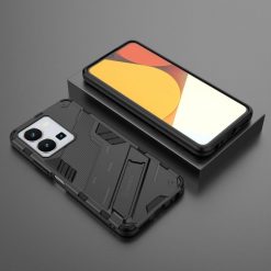 Lacné Kryty | Odolný Kryt Punk armor case čierny – Vivo Y35 | Lacné Kryty