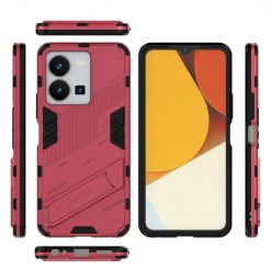 Lacné Kryty | Odolný Kryt Punk armor case ružový – Vivo Y35 | Lacné Kryty