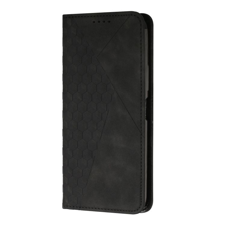 Peňaženkové puzdro Diamond Pattern case čierne – Motorola Moto E32 / E32s