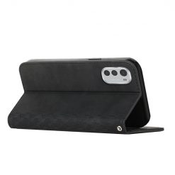 Peňaženkové puzdro Diamond Pattern case čierne – Motorola Moto E32 / E32s | Lacné Kryty Lacné Kryty | Peňaženkové puzdro Diamond Pattern case čierne – Motorola Moto E32 / E32s | Lacné Kryty