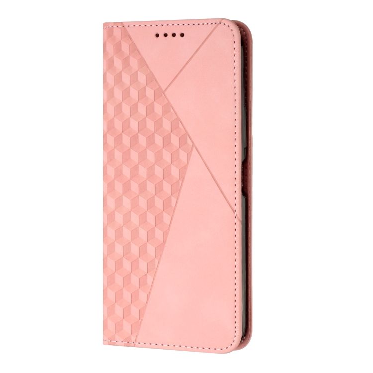 Peňaženkové puzdro Diamond Pattern case ružové – Motorola Moto E32 / E32s
