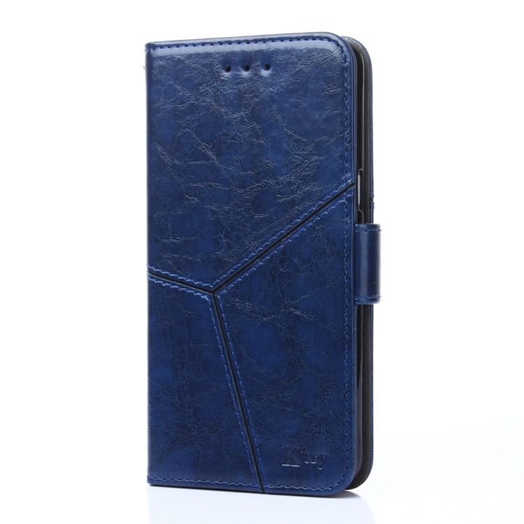 Peňaženkové puzdro Geometric Stitching case modré – Oppo A57s